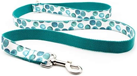 Comfortable Durable Personalized Dog Collar Engraved D-Ring Fabric (Bubble)