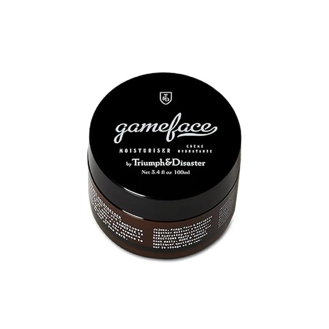 TRIUMPH & DISASTER | Gameface Moisturiser Jar | Hydrating Facial Moisturizer - Lightweight, Non-Greasy Facial Lotion for Men, 3.4 oz