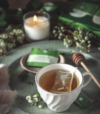 Palais des Thés Caffeine-Free Tea - L'Herboriste N∞119 Organic Digestion Herbal Tea Blend Turmeric, Licorice & Verbena - Premium Tea Bags, Serves 20 Cups