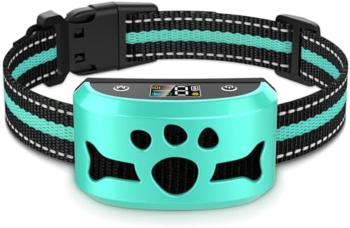 Dog Bark Collar for Large Medium Small Dogs with Magnetic Fast Charging | Smart Recognition Chip, 4 Humane Training Modes & 8 Adjustable Sensitivity Levels, IP67 Waterproof Beep & Vibration Collar