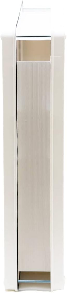 Dog Mate Large Dog Door for Large Dogs, Robust Locking Panel, White