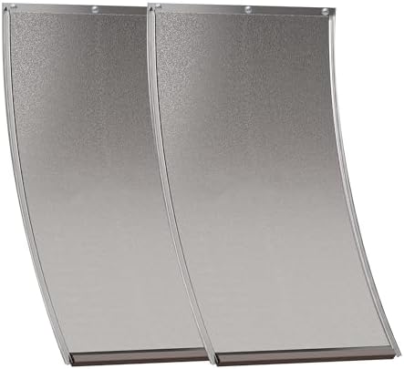 MIAOTONG 2 Pack Weatherproof Small Dog Door Replacement Flaps with Screws | Small Doggie Door Replacement Flaps Compatible with PetSafe Freedom PAC11-11037, Flexible and Durable, for Small Dog and Cat