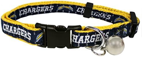 Pets First NFL Los Angeles Chargers Cat Collar, NFL Team Color, One Size