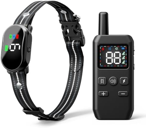 Ultra Small Dog Shock Collar for 5-30Lbs(Matt Black)