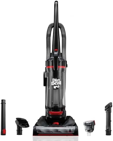 Dirt Devil Multi-Surface Total Pet+ Upright Bagless Vacuum Cleaner | Ideal for Carpet and Hard Floor, Includes Pet Tool Kit, Powerful, Lightweight, Corded Vacuum Cleaners for Home Use