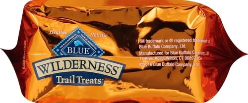 Blue Buffalo Wilderness Turkey Crunchy Dog Biscuits, Grain-Free, 1.5 Pound (Pack of 6)