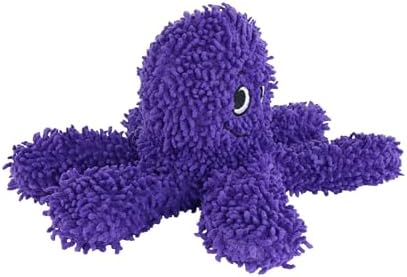 MIGHTY Tuffy Microfiber Medium Ball Octopus Dog Toy