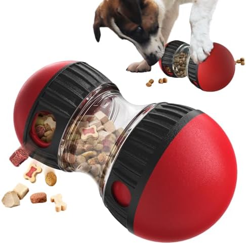 Dog Toy Treat Dispenser Interactive Puppy Puzzle Slow Feeder for Small, Medium and Large Breeds