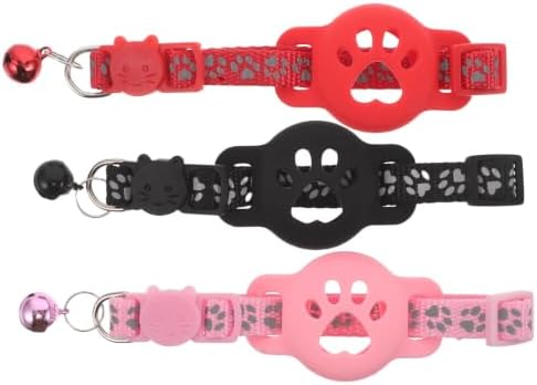 Reflective Tracking Collar for Holder 3pcs Cat Pet and Puppy