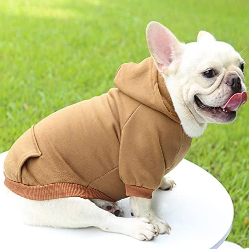 TAPBULL Dog Dresses, Fashionable Pet Dog Sweatshirt Clothes in Light Colors, Cute Cat Birthday Dress Outfit (Pink/Purple/Coffee 3-Pack), Large