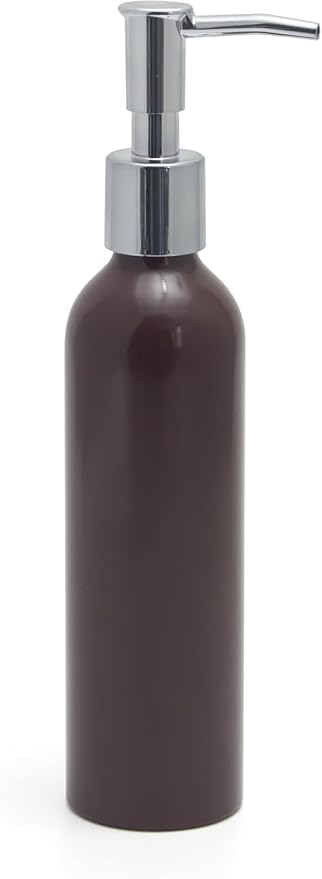 Elitzia Massage Oil Warmer Use Parts Pump Bottle 1 Pack 8.45oz/250ml Aluminium Pump Bottles for Solution Gel Lotion and Cream Use Suitable for ETAW02S ETAW03 ETLB01 ETLB02 ETOH843N ETOH843NB(Brown)