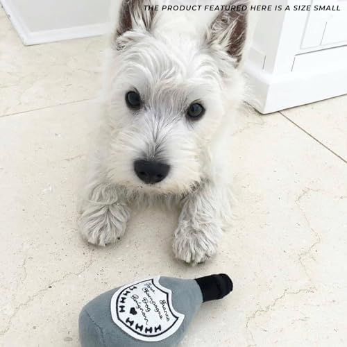 Haute Diggity Dog Perignonn Champagne Plush Dog Toy, Wine Parody Chew Toys