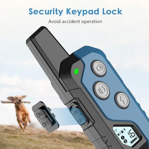 PIOUNS Shock Collar for 2 Dogs, Dog Training Collar with Remote