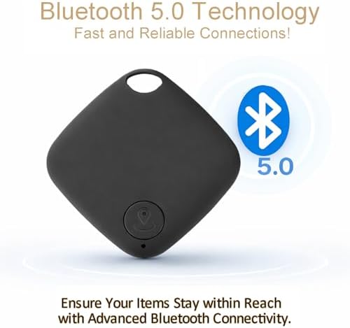 GPS Tracker, Bluetooth Smart Tracker Tag for Android and iOS, for Keys, Wallets, Pets, Luggage, and Remote Controls - Easily Find All Your Items