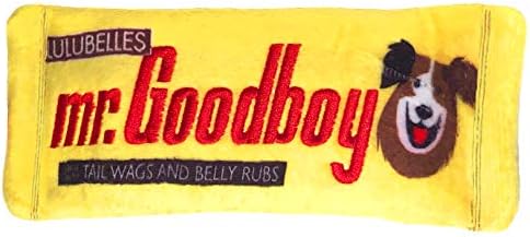 Huxley & Kent Power Plush Squeaky Dog Toy, Mr. Goodboy, Small