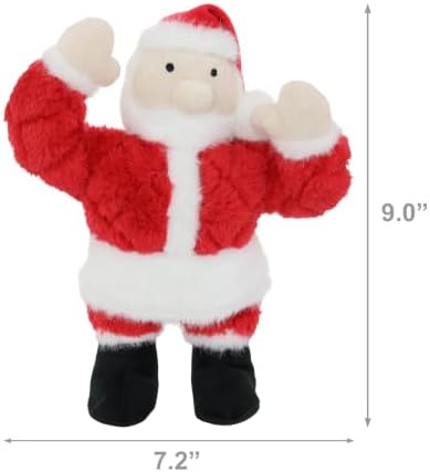 MIGHTY Tuffy 2 Pack Santa Ultra Durable Large Plush Dog Toys