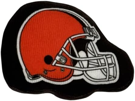 Pets First Best Plush CAT Toy - NFL Cleveland Browns Complete Set of 3 Piece Cat Toys Filled with Fresh Catnip. Includes: 1 Helmet Cat Toy, 1 Football Toy with Feathers & 1 Beer Bottle