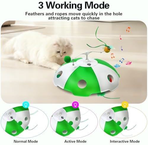 Sofolor Cat Toys Rechargeable, Interactive Cat Toys for Indoor Cats