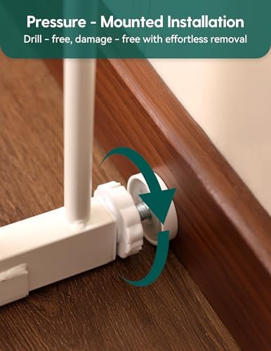 Babelio Smart Baby/Pet Gate, New Generation of Safety Gate with Infrared Auto-Unlock