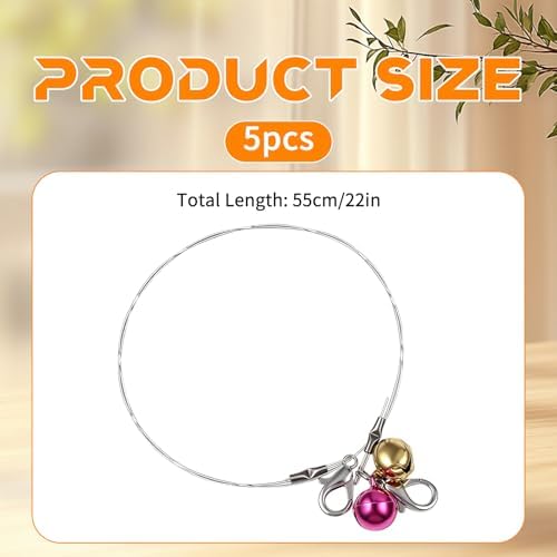 5Pcs 22" Cat Wand String Replacement Cat Toy Wire String