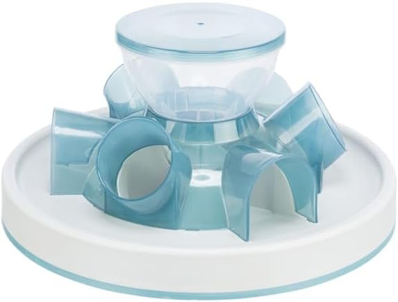 TRIXIE Tunnel Slow Feeder for Cats and Dogs, Interactive Cat Toy, Pet Food Dispenser, Treat Dispenser