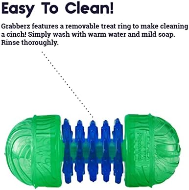 Petstages Grabberz Squeaky Dog Toy Treat Dispenser