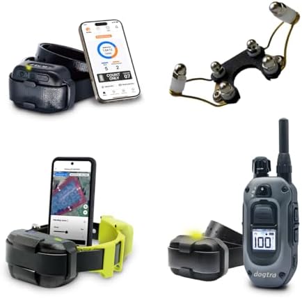 Dogtra Complete Training & Behavior Control Bundle – 280X E-Collar + Titanium Winged Contact Points + GPS Fence + Smart NoBark | Waterproof, Boost Recall, Wireless Fence, Bark Detection, No Subscripti