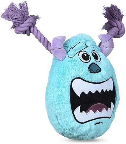 Disney for Pets Pixar Monsters Inc Sulley Rope Head Dog Toy, 9 Inch
