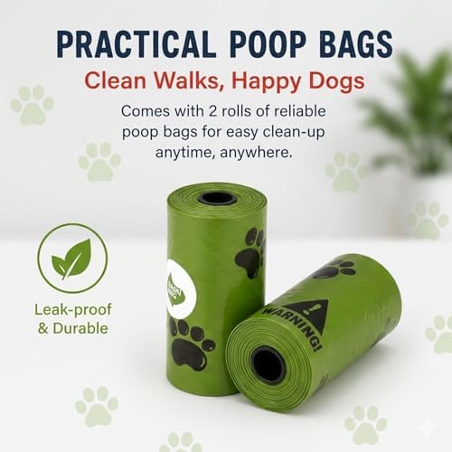 Dog Toys for Small Dogs, 5 Pack Puppy Toys with Squeaky Baseball Toy, Plush Cigar Toy, Rope Tug Toy & Poop Bag Rolls, Interactive Puppy Chew Toys for Teething Puppies, Small Breed Dogs(White)