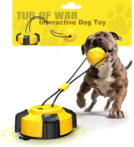 Interactive Tug of War Dog Toys Enrichment Stimulating Suction Cup