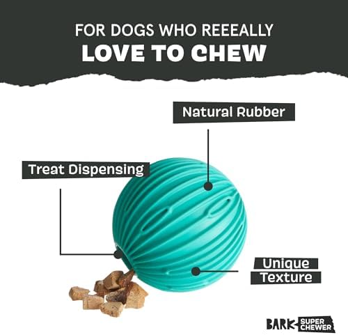 BarkBox Sea Foam Reef Ball Treat Dispensing Toy for Large Dogs, Perfect for Fun-Filled Stimulation and Interactive Playtime