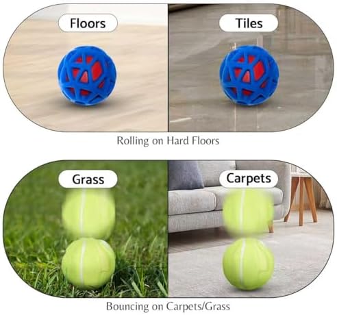 seagi Interactive Dog Toy, Motion-Activated Bouncing Vibrating Dog Ball