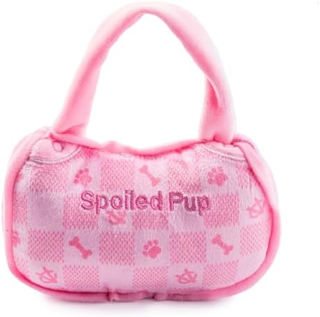 Haute Diggity Dog Chewy Vuiton Handbag Plush Dog Toy, Designer Parody Toy