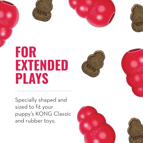 KONG Peanut Butter Snacks & Easy Treat Spray - Large Dog Treats for Training & Playtime