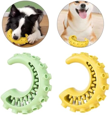 Interactive Knot Design Tentacle Dog Toy with Treat Dispensing Holes for Chewing Teeth Care Rubber Slow Feeding Entertainment Slow Feeder Dog Toy with Treat Dispenser