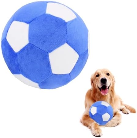 Plush Dog Toys Soccer Ball,7.1 Inch for Interactive Training