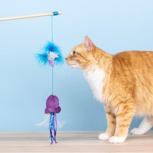 Fringe Studio Going with THE Tide Teaser Cat Toy, Pet Shop Collection (717003)
