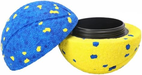 Replacement Shell for Smart Interactive Dog Ball – Durable E-TPU Outer Cover Blue+Yellow
