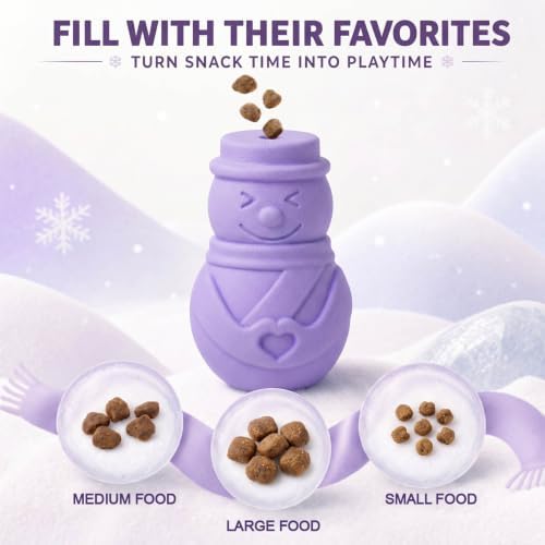 Dog Toys, Biodegradable Treat Dispensing Dog Toys, Dog Toys for Medium Dogs