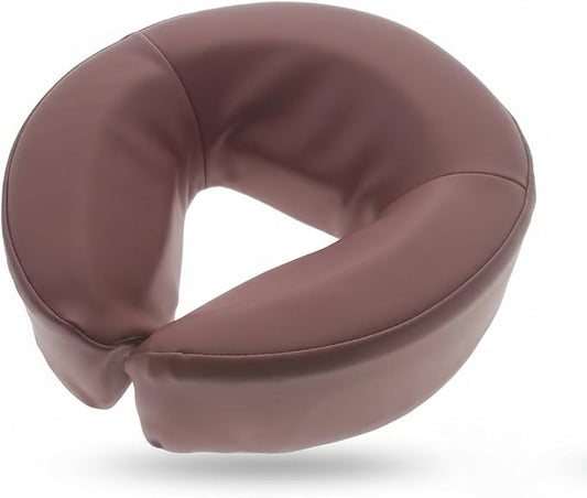 Royal Massage Universal Standard Memory Foam Face Cradle Cushion for Massage Tables – Ergonomic U-Shaped Headrest Pillow with Soft, Easy-Clean PU Leather – Spa Replacement