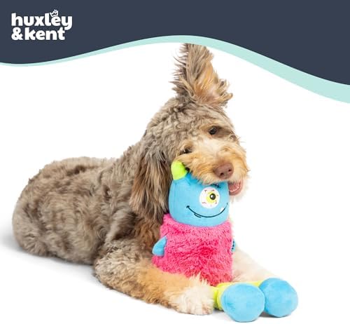 Huxley & Kent Funny Dog Toy w/Squeaker – Halloween Power Plush Squeaky Dog Toys for Small, Medium, Large Dogs – Soft Stuffed Animal for Indoor Play & Fetch - Lankies Gizmo Monster, One Size