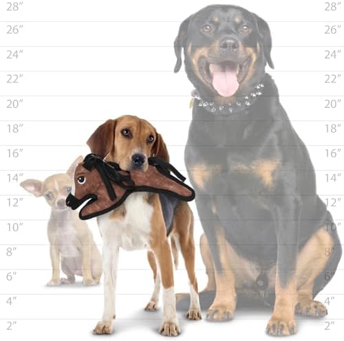 TUFFY® : Pony Dog Toy: Ultra Durable Plush Toy with Multiple Layers & Reinforced Seams, Washable and Floats, Original Construction