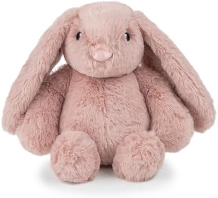Best Pet Supplies Bunny Buddy Squeaky Plush Dog Toy - Mauve, Small | Soft Plush, Squeaks & Crinkles, Perfect for Moderate Chewers, Toss & Fetch Play, Stress & Anxiety Reliever, Ideal Gift Toy