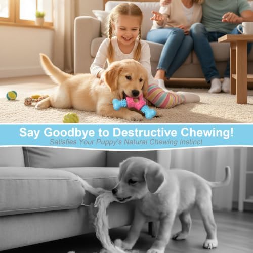 Puppy Chew Toys for Teething, Dog Chew Toys for Small Medium Dogs