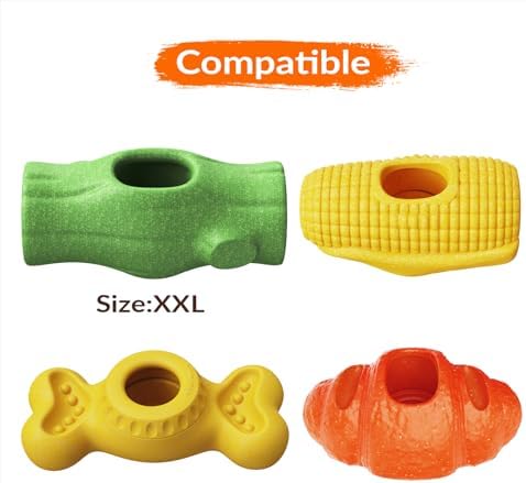 KADTC 6-Pack Freezer Treat Cups with Lid for 3-in-1 FrostLick Dog Lick Bone