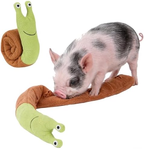Snuffle Toy for Mini Pigs – Interactive Foraging & Rooting Enrichment Toy for Potbellied Pigs, Indoor Pig Play & Slow Feeding Accessories, Pig Enrichment Toys