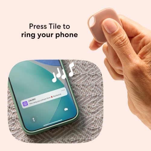 Life360 Tile - Bluetooth Tracker, Keys Finder and Item Locator for Keys, Bags and More. Phone Finder. Both iOS and Android Compatible. 4-Pack (Colors)