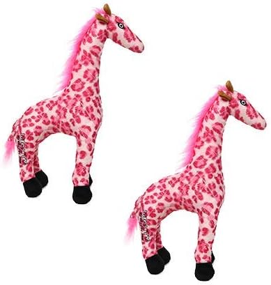 MIGHTY Tuffy 2 Pack Giraffe Dog Toys