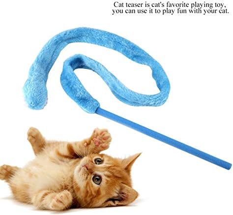 Cat Toy Snake, Serpentine Mint Cat Teasing Stick Enhance Bond With Cats