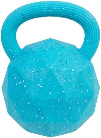 Flex-Force Herding Ball Dog Toy, Tug Handle & Unpredictable Bounce, Floats in Water, Blueberry-Apple Scent for Sensory Play, Tough Chewers, Large Breeds (60-100+ lbs), 6.6"
